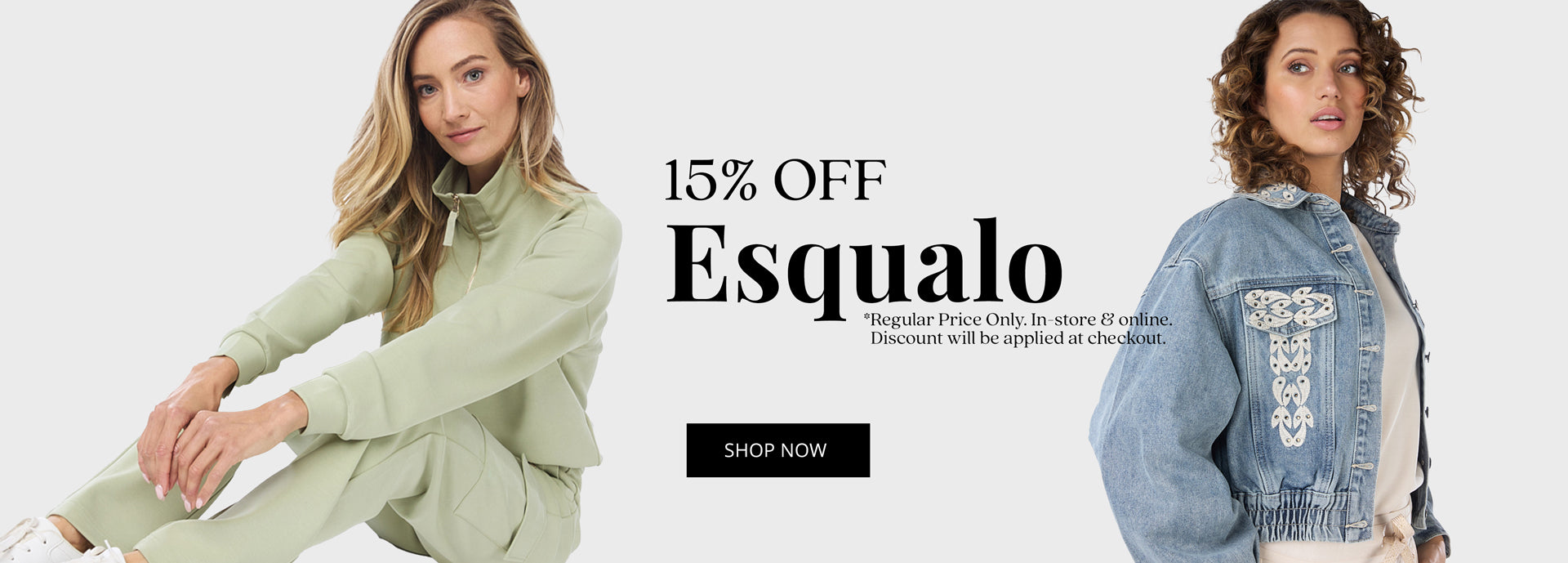 15% off Regular Price Esqualo. Shop New Arrivals