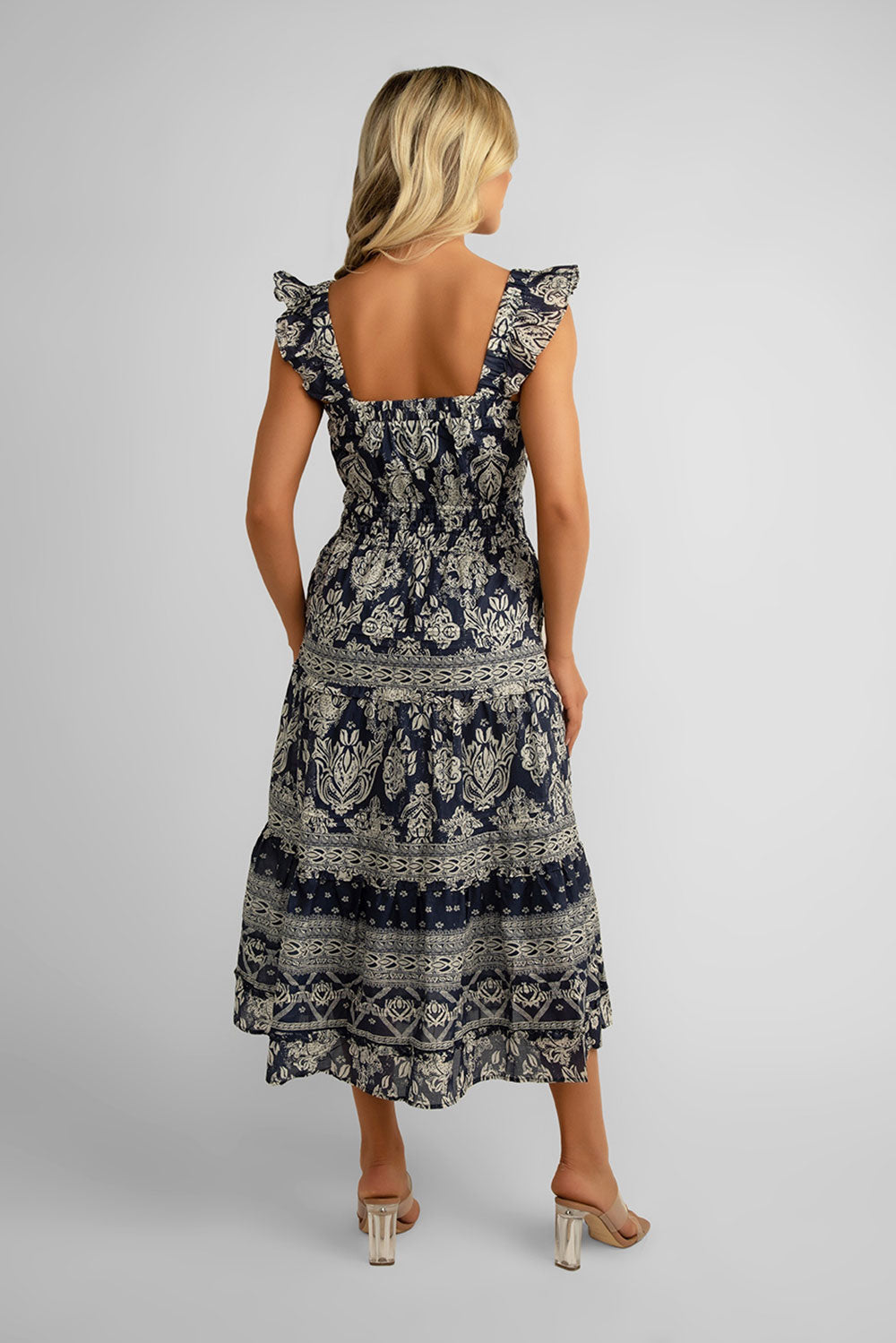 MELISSA NEPTON - Printed Maxi Dress - Women's Clothing & Accessories 