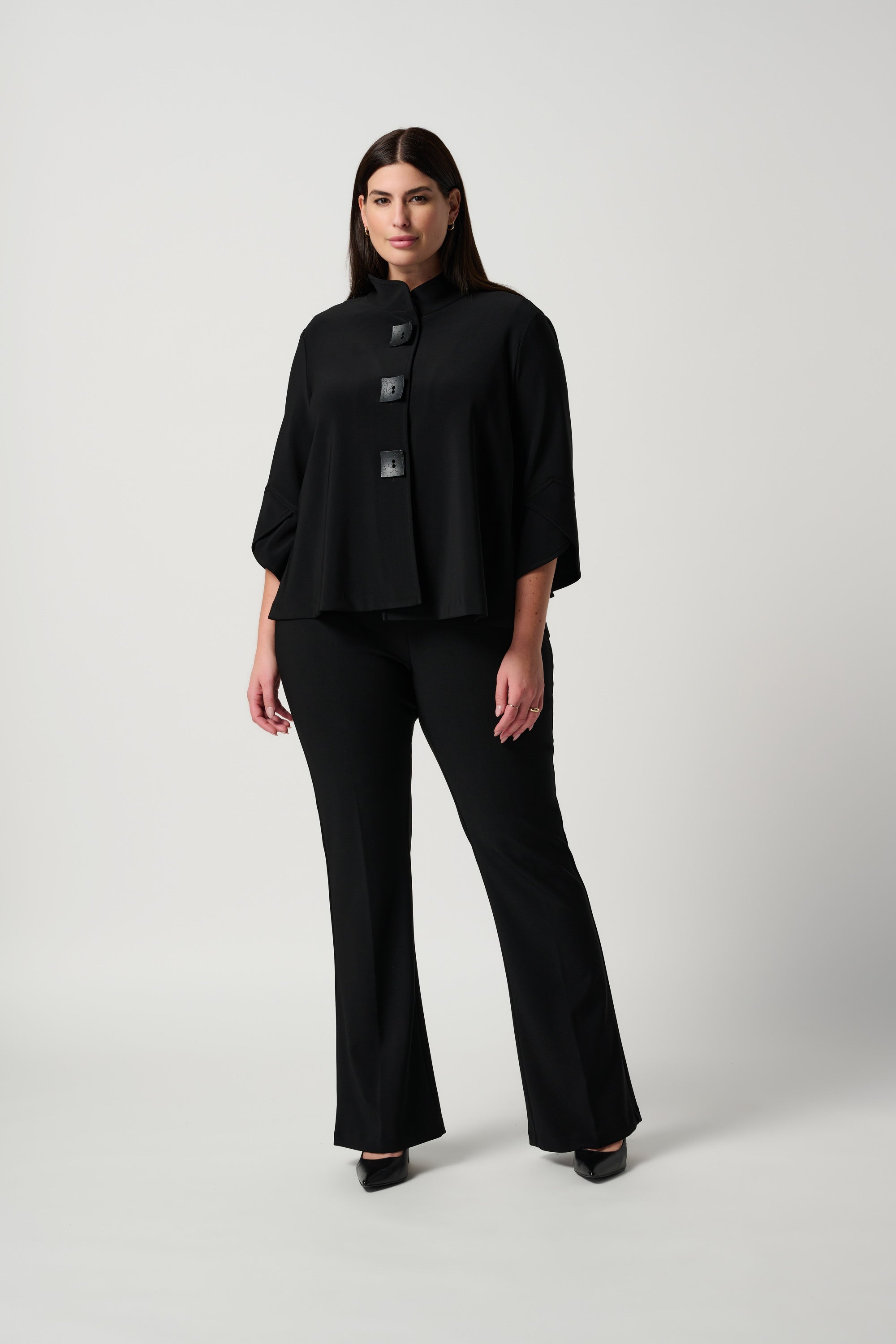 Joseph Ribkoff (163099NOS) Women's Classic Pull-On Flared Pants - The Essentials in Black