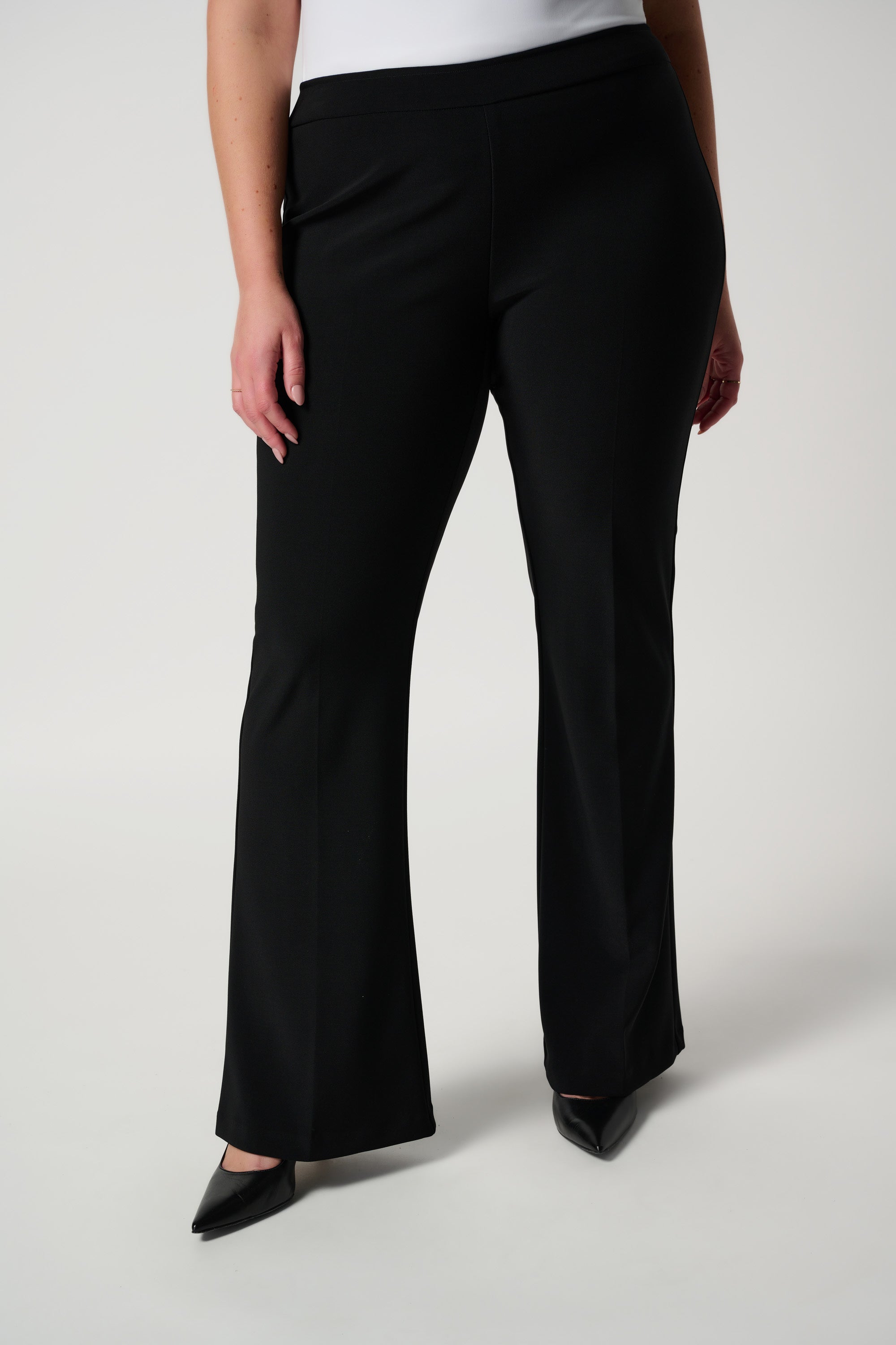 Joseph Ribkoff (163099NOS) Women's Classic Pull-On Flared Pants - The Essentials in Black