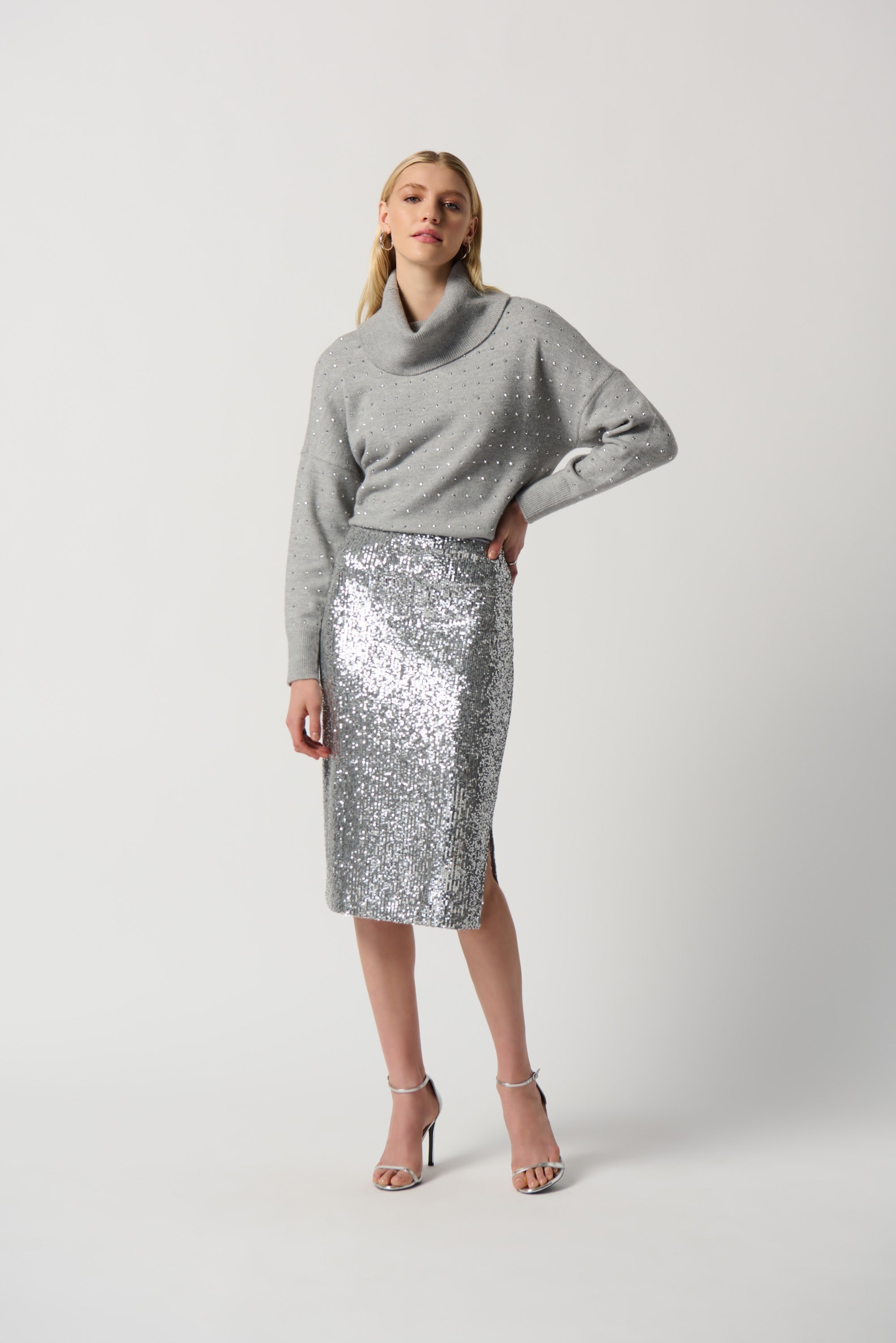 Sequin Pencil Skirt