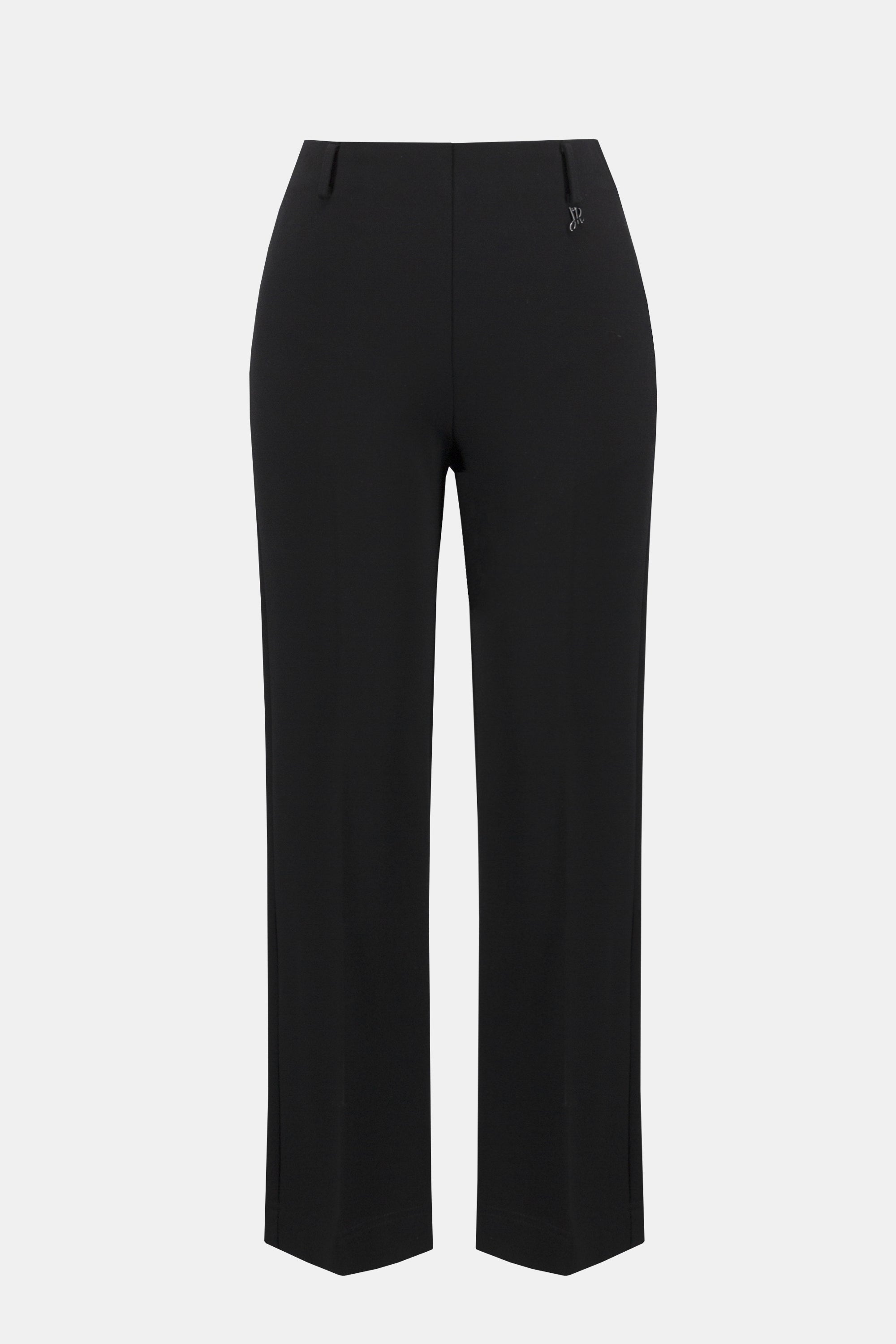 Joseph Ribkoff (243049) Women's Heavy Knit Straight Fit Pull-On Pants with 27 inch inseam in Black