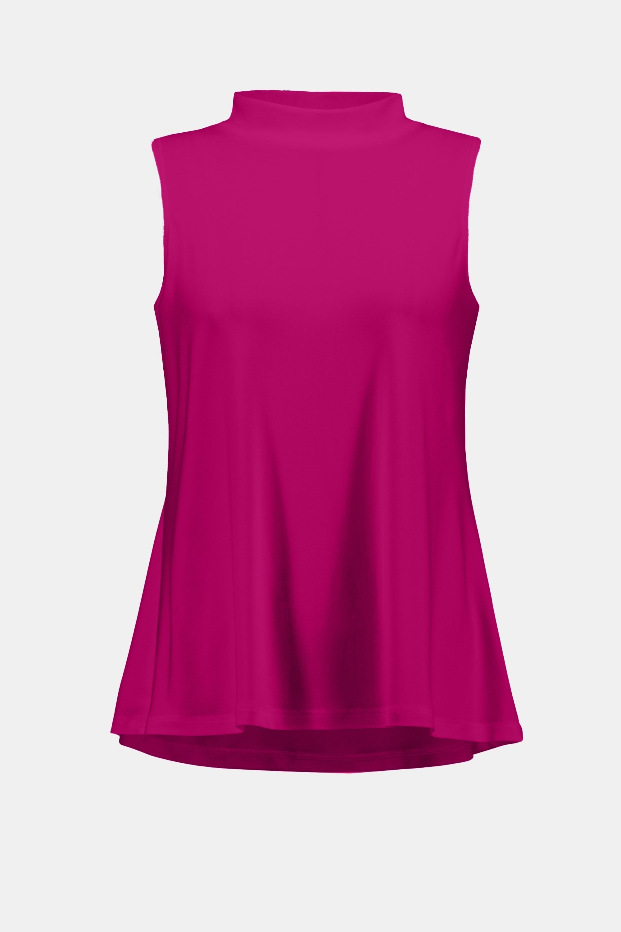 Joseph Ribkoff (243253) Silky Knit Fit and Flare Sleeveless Top in Pink Punch