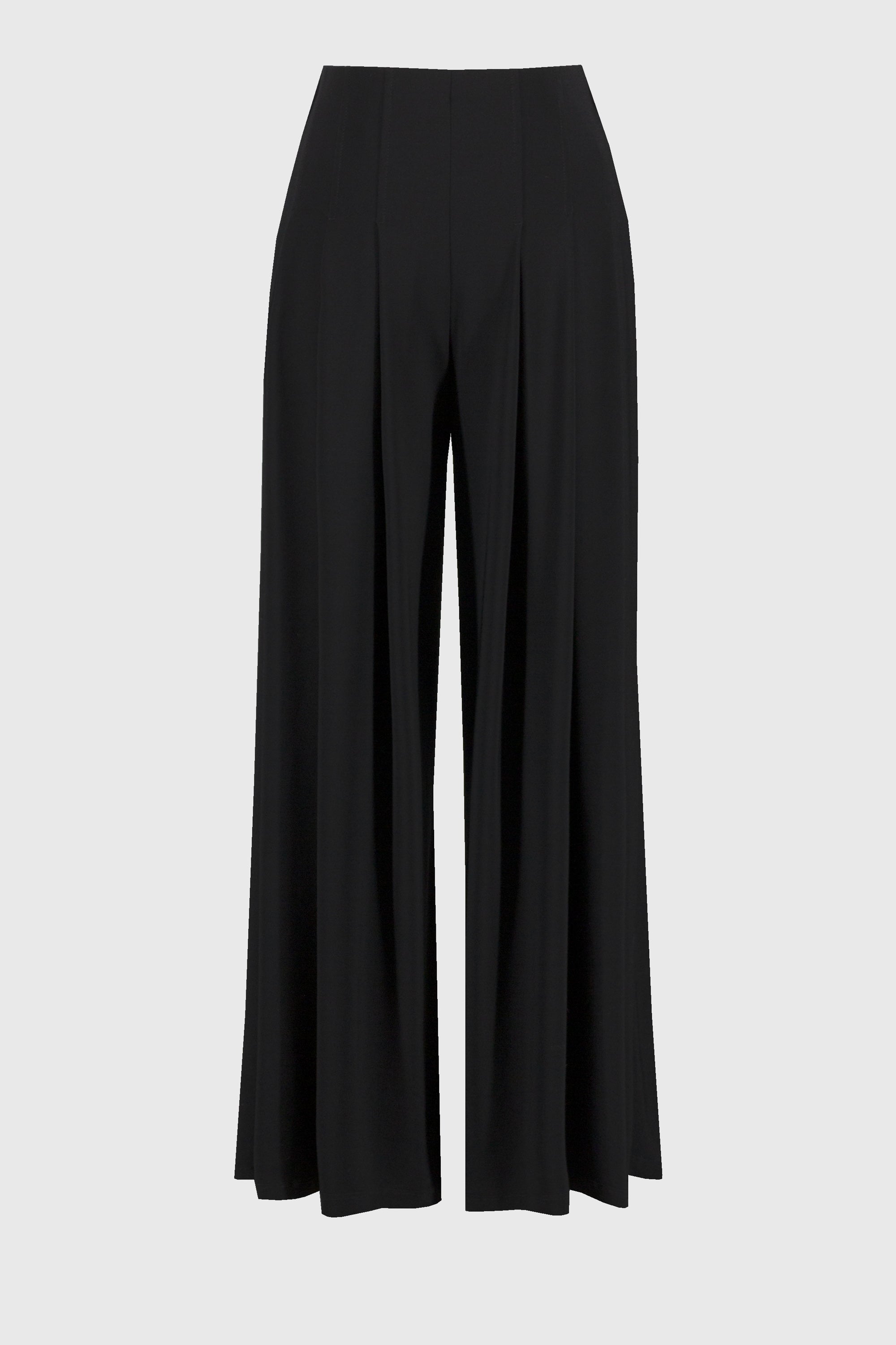 Off-Figure Joseph Ribkoff (244151) Silky Knit Wide-Leg Pull-On Pants in Black