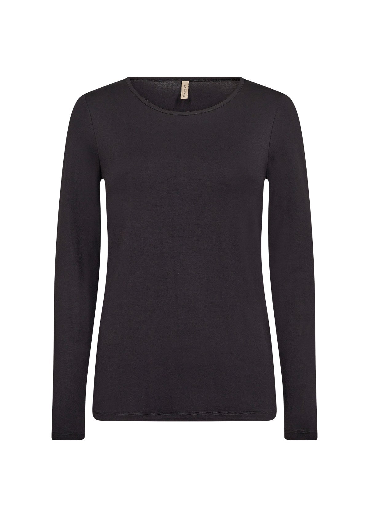 Soya Concept (26002) - Women's Marcia Long Sleeve Round Neck  Top in Black