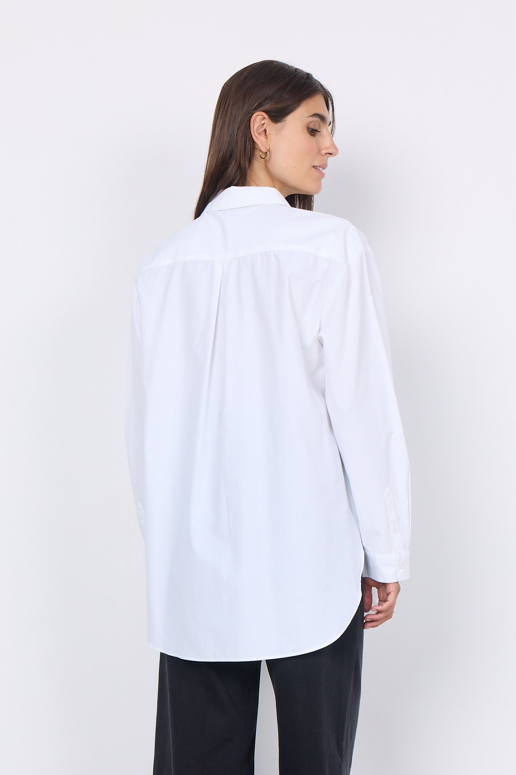 Oversized Long Sleeve Button-Up Shirt