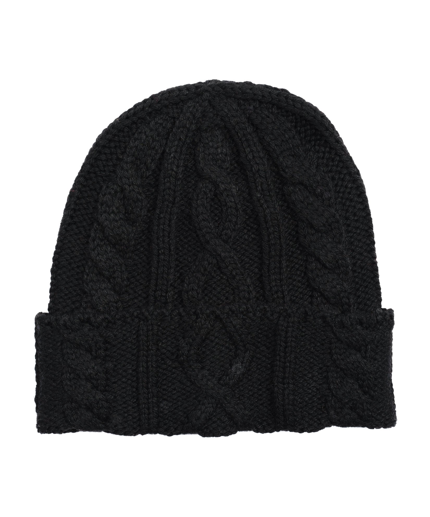 Echo (EC0793) Women's Cable Knit Toque or Beanie in Black