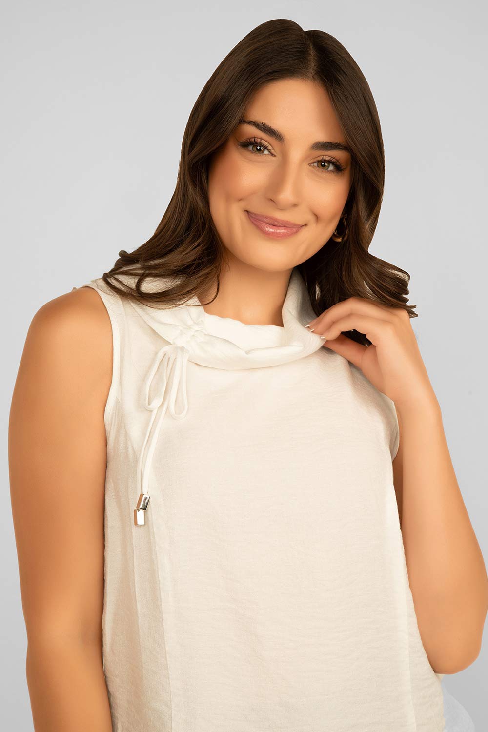 Cowl Neck Tank Top