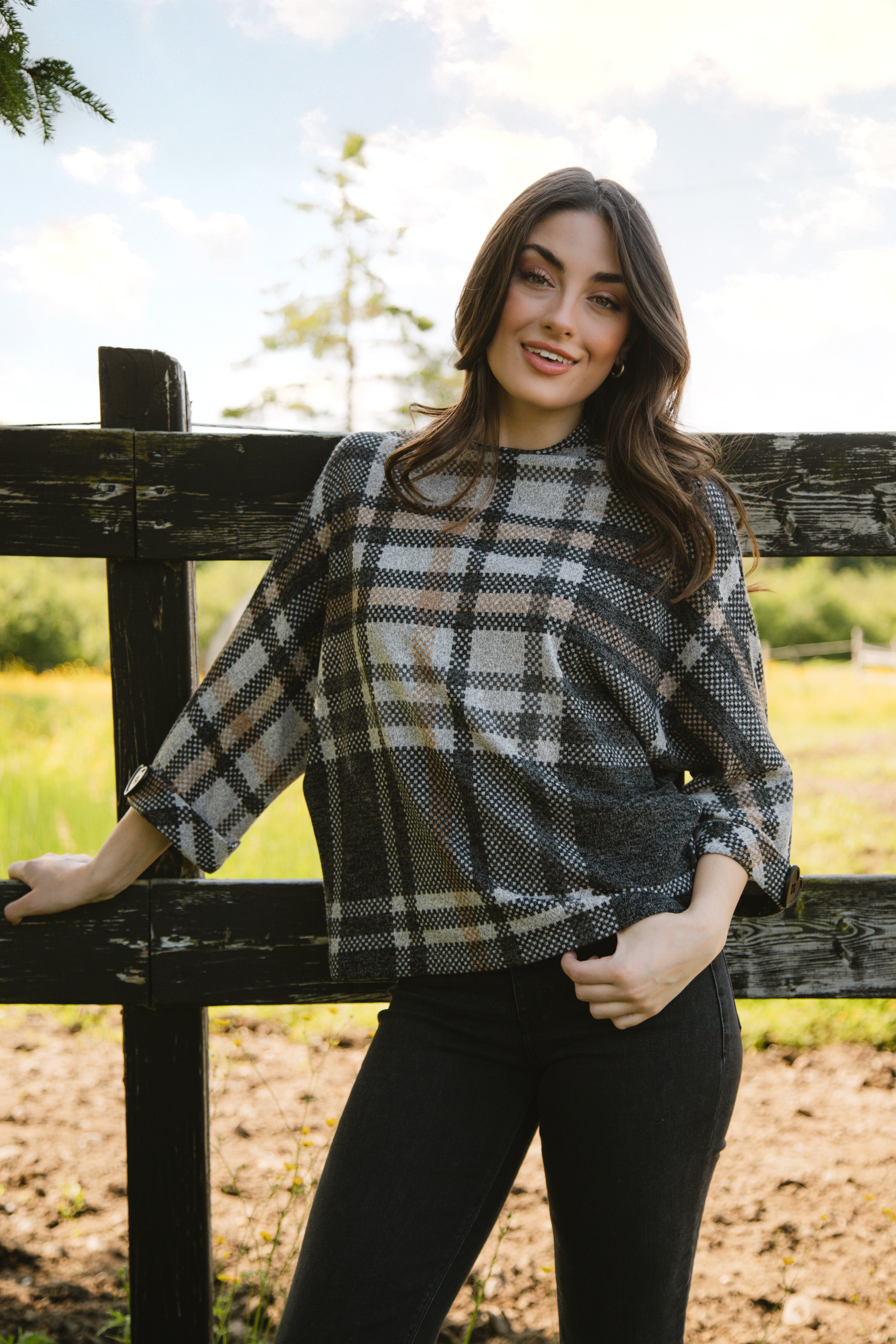 Plaid Sweater