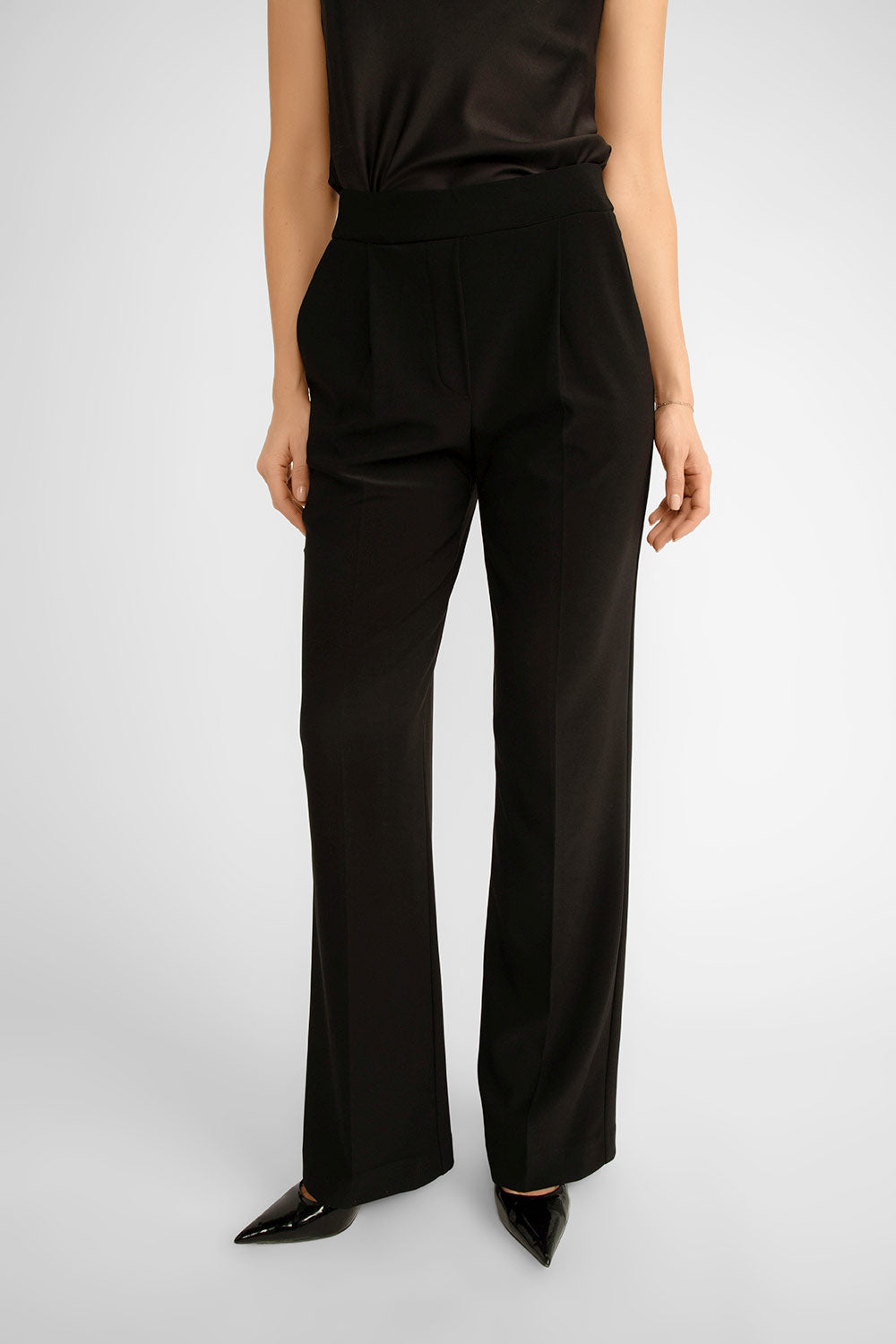 High Rise Wide Leg Dress Pants