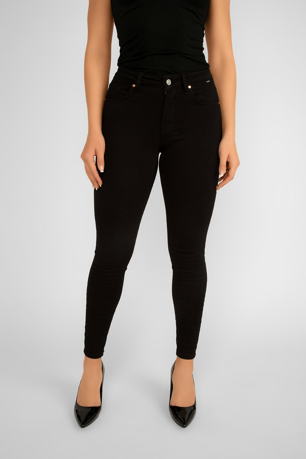 Mavi Tess Skinny Jeans - Black