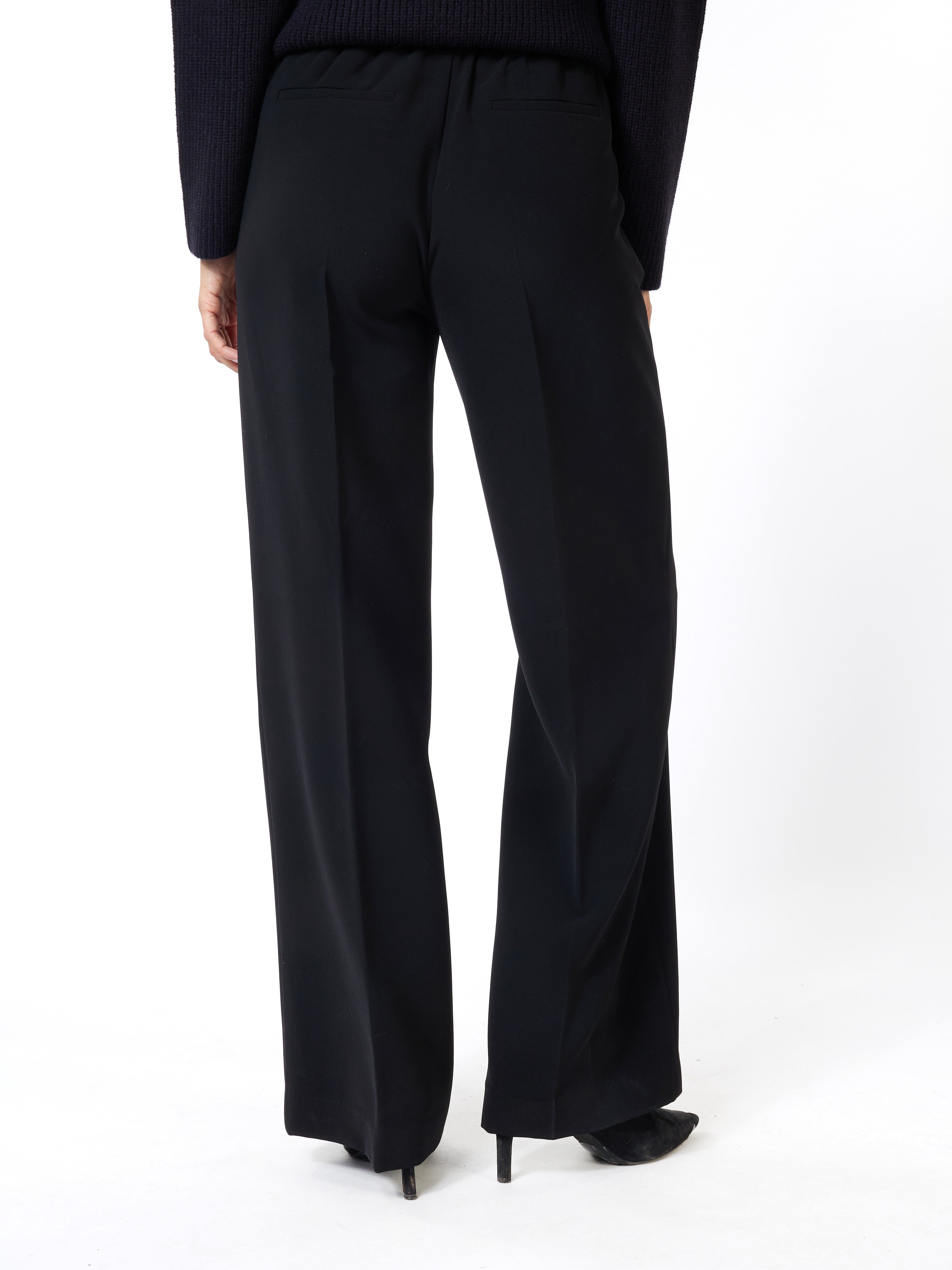 Women's Clothing ESQUALO (F2317518) Flare Trousers in BLACK