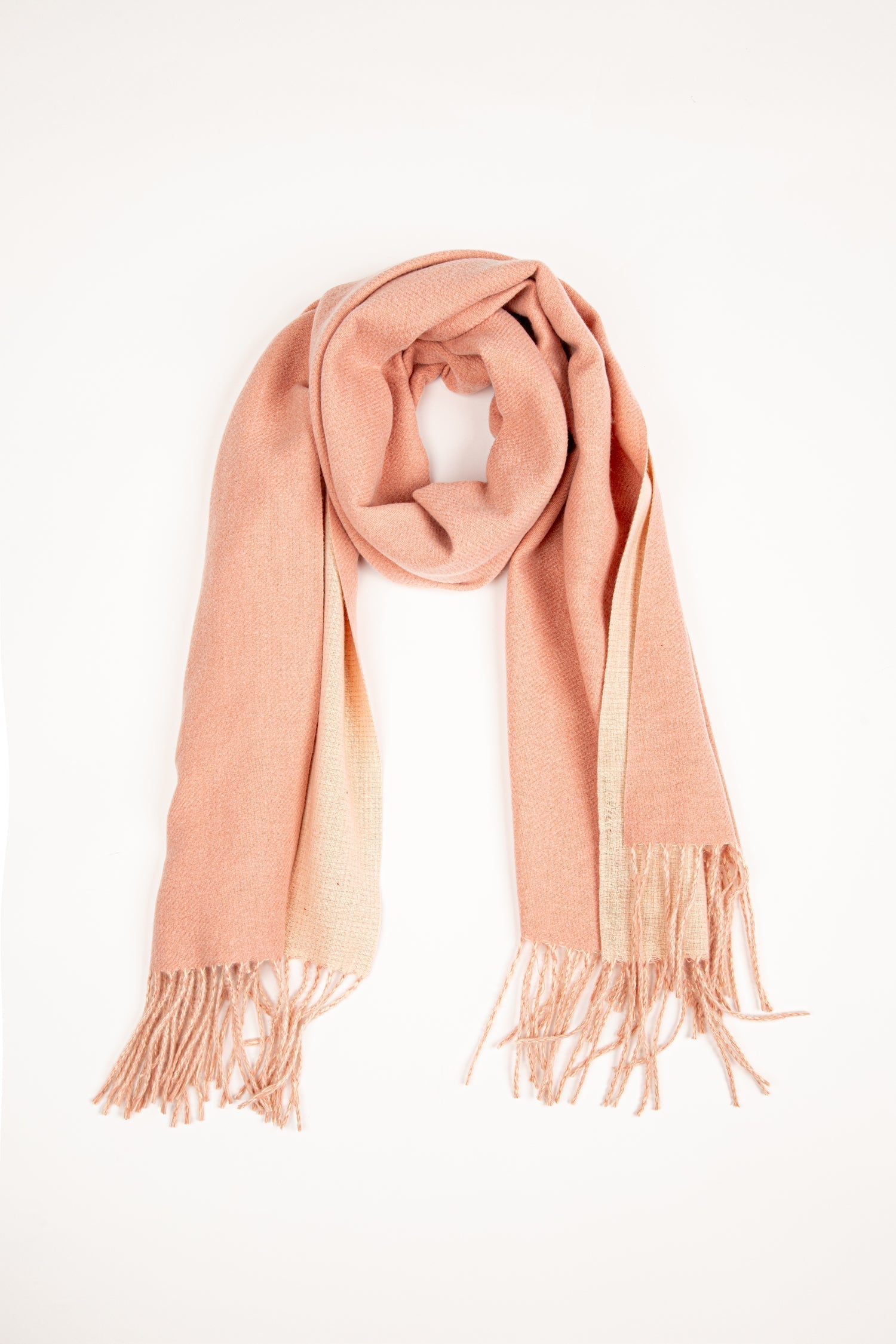 Catherine Lillywhite's (GC2804) Reversible Two Tone Scarf in Pink