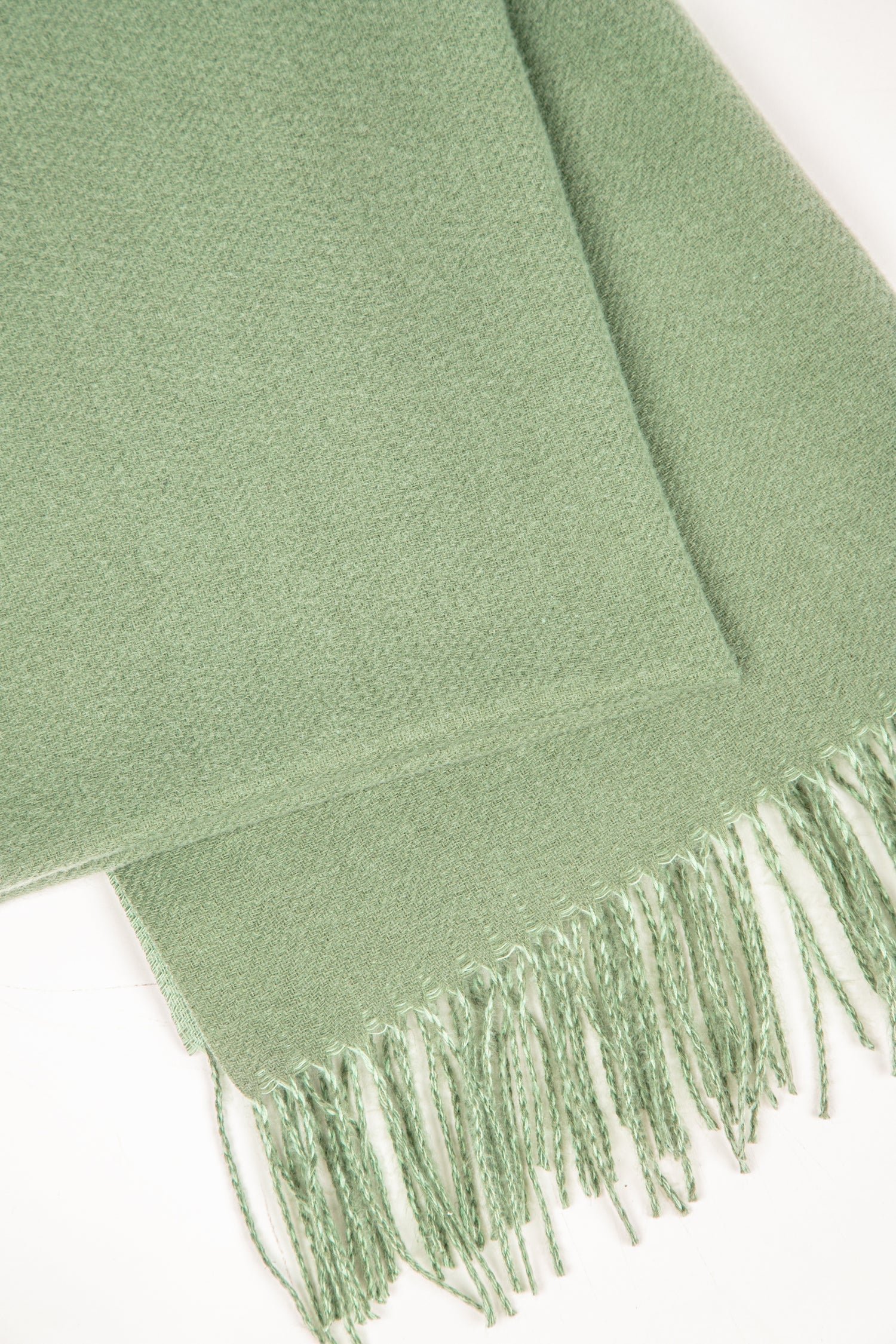 Catherine Lillywhite's (GC2804) Reversible Two Tone Scarf in Sage Green