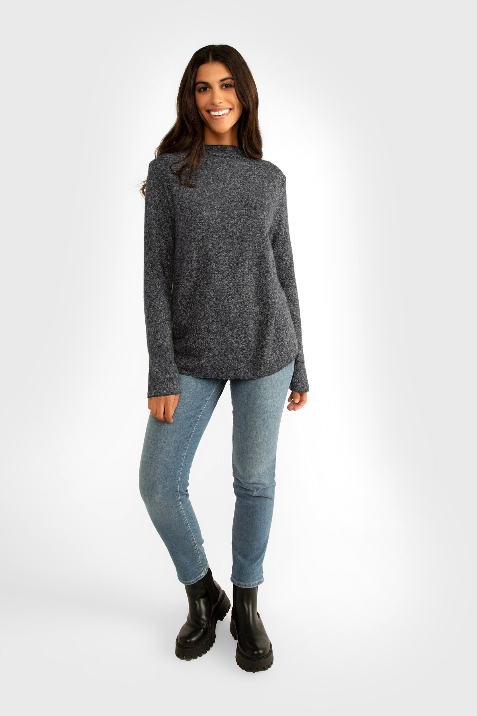 Marled Long Sleeve Sweater