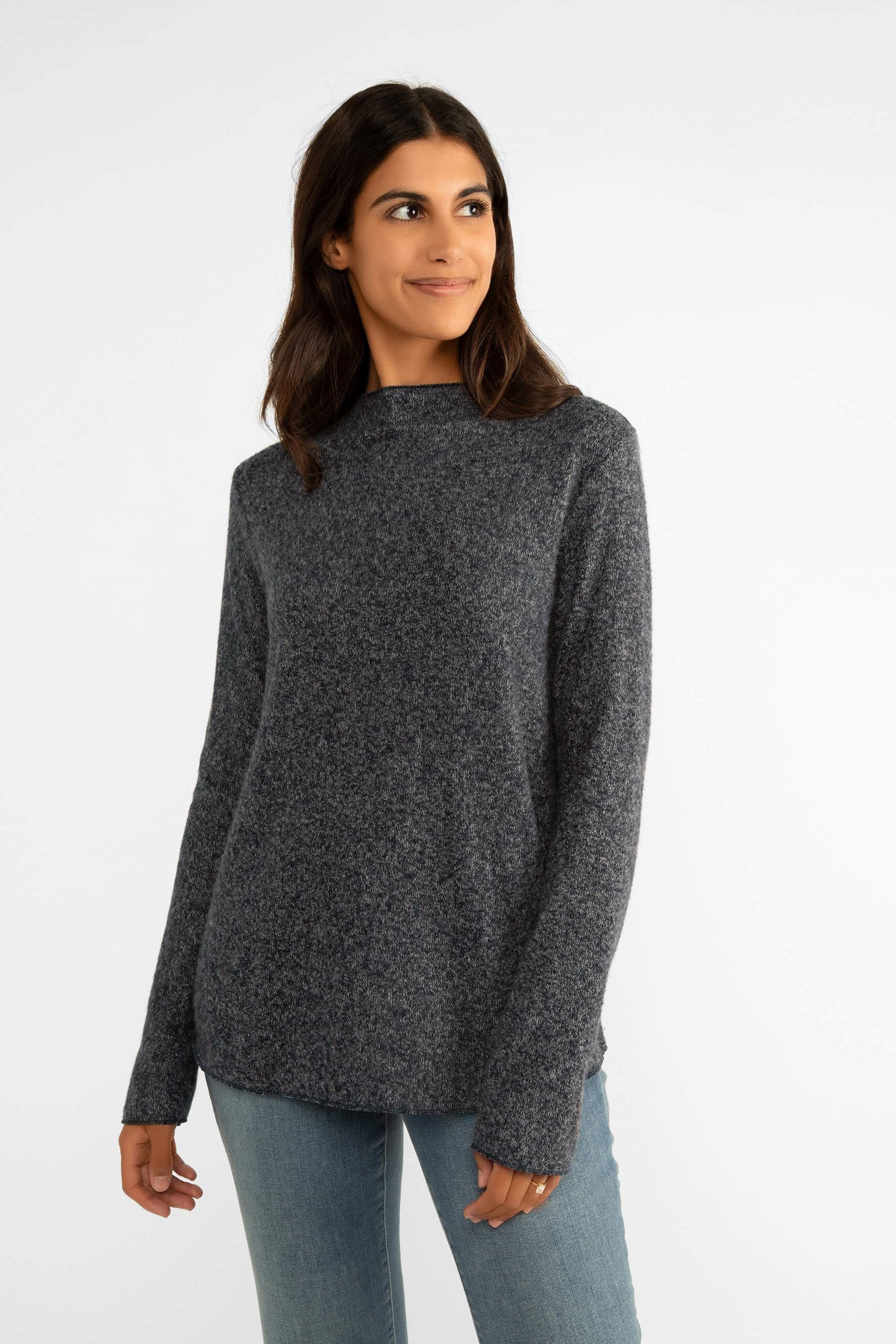 Marled Long Sleeve Sweater