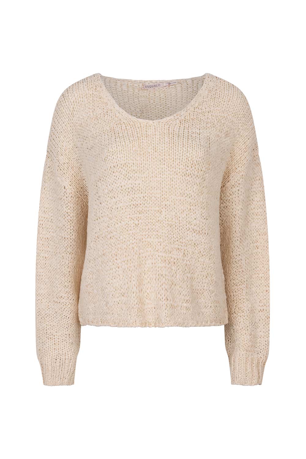 Loose Knit Tape Yarn Sweater